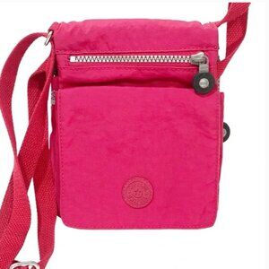 Kipling El Dorado Crossbody Travel Bag Organizer Spring Red AC8457 Magenta purse